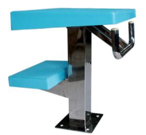 China 2 Steps Stainless Steel 500mm Swimming Pool Starting Block wholesale