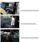 stainless steel cookware sets pots and pans outer polishing machine