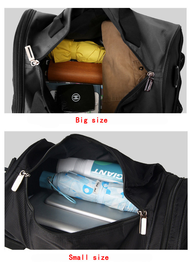 30L 40L Waterproof Nylon Exercise Duffle Bag Functional Gym Bag For Daily Life