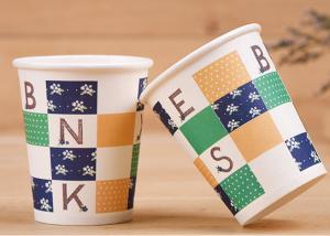 China Hot And Cold Insulated Disposable Cups , Take Out Biodegradable Paper Cups wholesale