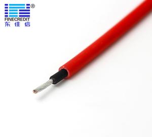 China H1z2z2-k 1 Core Xlpo Solar Cable Sunlight Resistant PVC Sheath TUV Certification photovoltaic cable wholesale