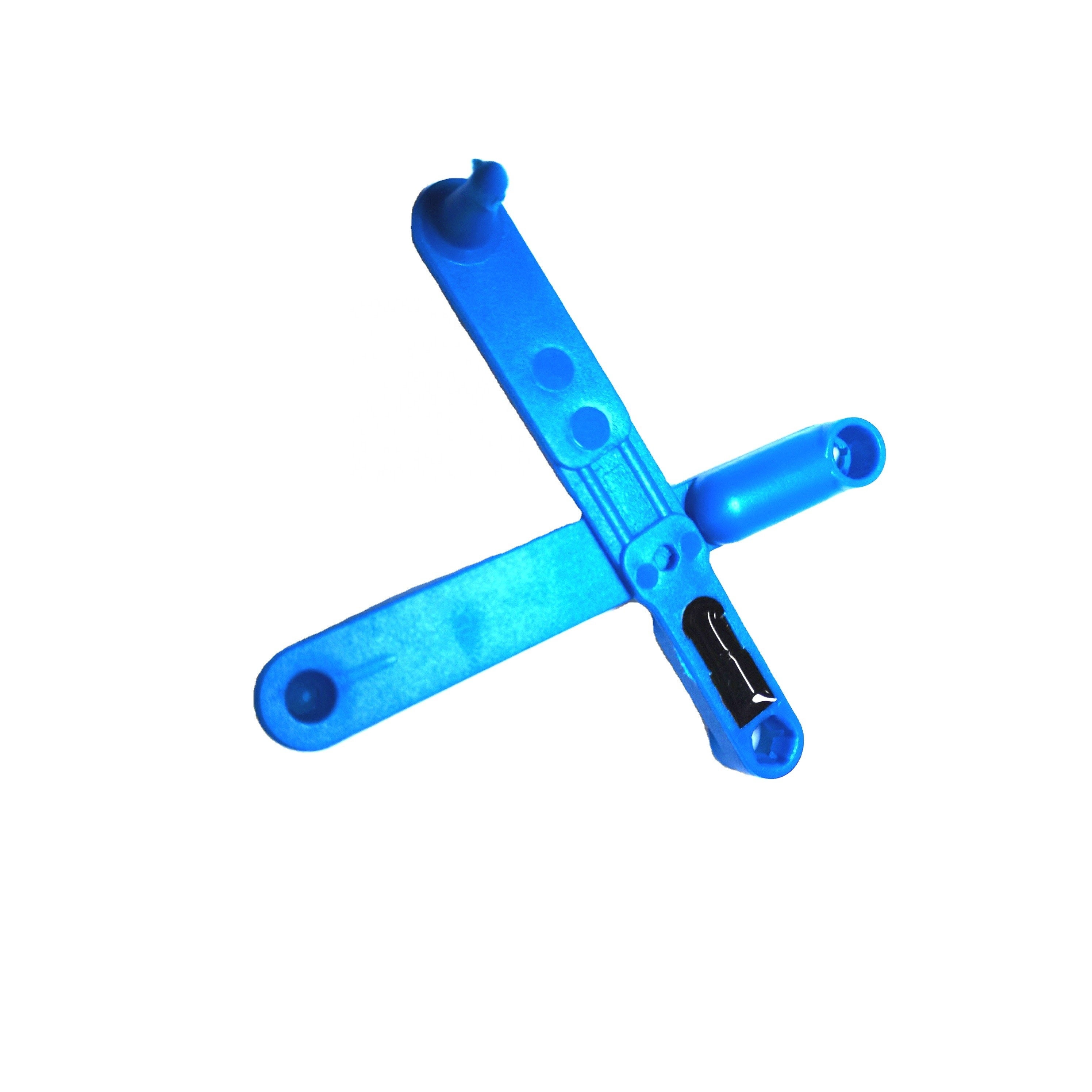 Visual Custom Livestock Ear Tags 134.2KHZ / 125KHZ Frequency TPU Material