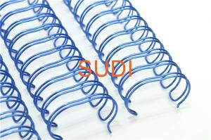 China 2:1 Pitch Inner Diameter 16MM-44MM Blue Spiral Coil Binding Supplies wholesale