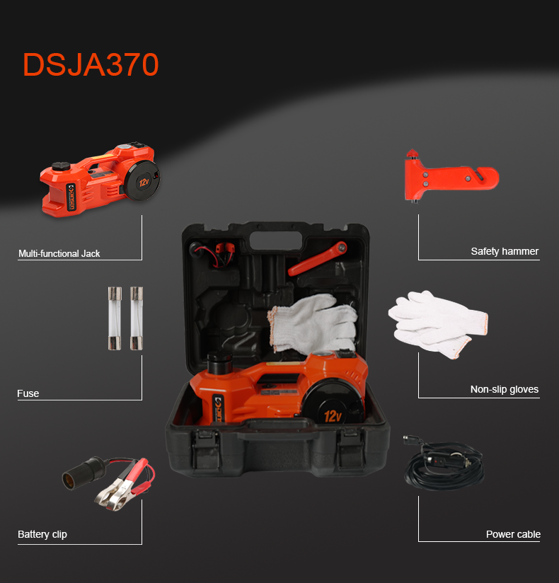 12 Volt Dinsen Jack Electric Hydraulic Portable Car Jack 150PIS Max Pressure