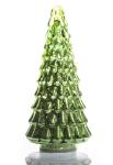 Christmas Tree Shape Decoration Battery Operated Glass Led Christmas Tree