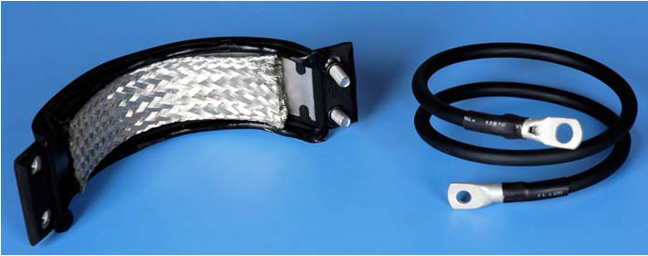 grounding kits for cable 1/2'' 7/8'' 11/4'' 15/8'' 7/8" cable/feeder grounding clamp with 80cm cable /earth kit for telecom