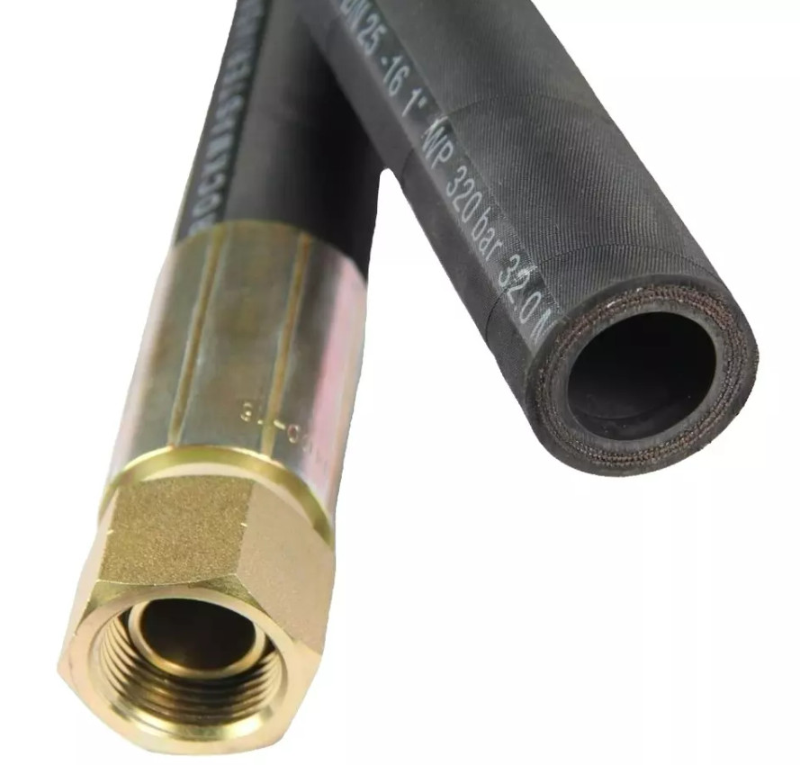 Textile Reinforcement Hydraulic Rubber Hose Oil Pipe Low Pressure Resistance SAE100 R6 EN854 R6