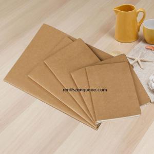 China Factory directly sale drawing pad paper recycled kraft cover notebook wholesale