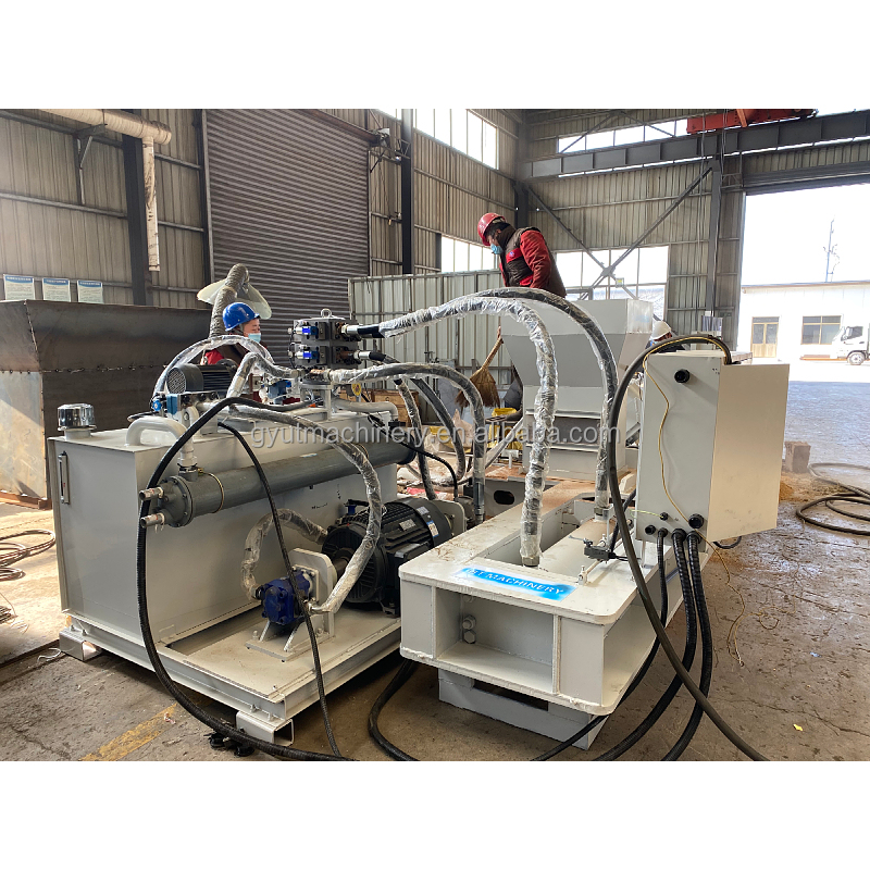 3500 KG Capacity Coconut Coir Bricks Pressing Machine for Bale Size 600*400*300 mm