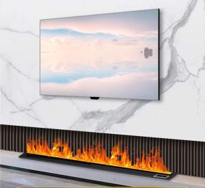 China Heating Corner Electric Fireplace With Overheating Protection Flame Effect Heater Stove wholesale