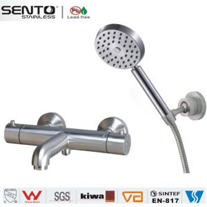 China Bathroom thermostatic series wall mounted thermostatic shower faucet wholesale