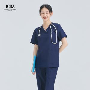 China Uniforms From Medical Scrub Spandex Stretch Fashionable Uniformes Medico Nursing Scrubs wholesale