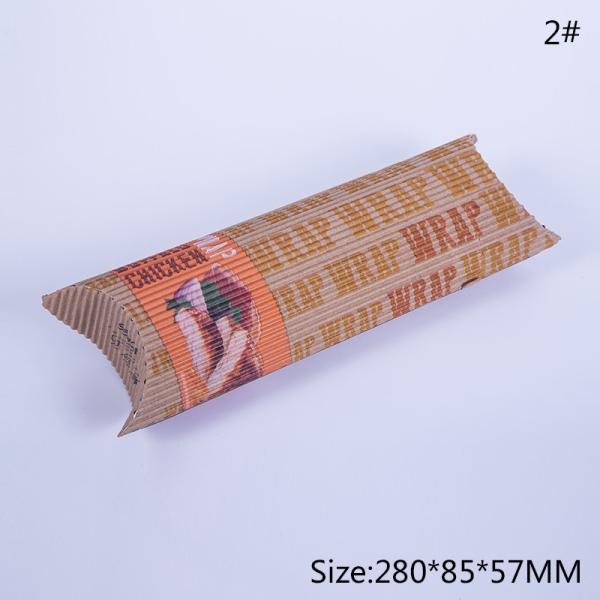 Quality Microwavable Kraft Paper Toast Bread Packaging Bag With Window for sale