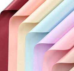 China Korean Style First Love Paper Solid Color Ouya Paper Flower Packaging Paper wholesale
