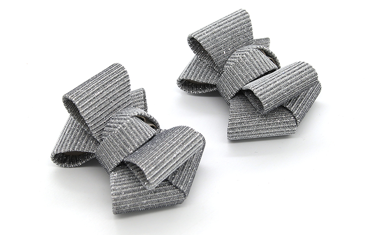 Europe / America Style Decorative Shoe Clips Special Cloth Material