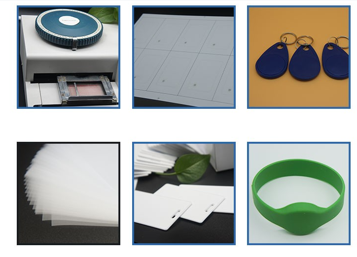 Printable White RFID Proximity Card NFC With Glossy / Matte Surface Treatment