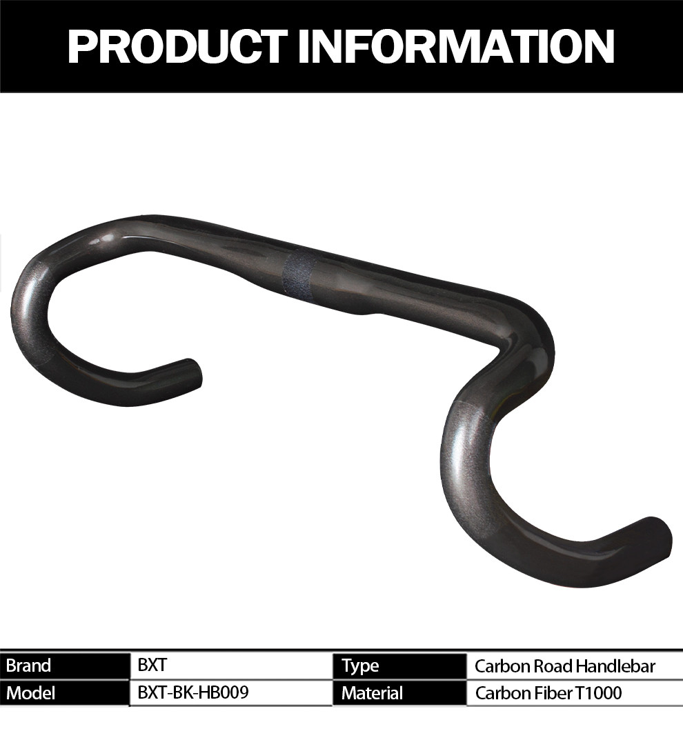 Carbon Fiber Aero Shaping Road Bike Handlebar 380/400/420/440mm Drop Bar