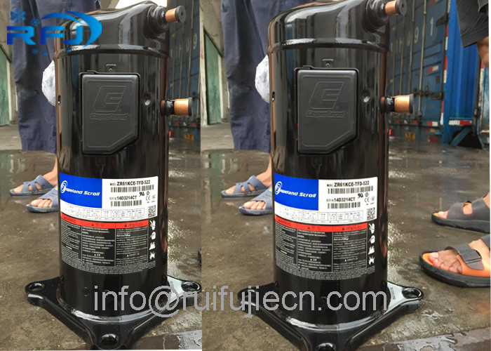 Refrigeration ZR47KCE-TFD-522 Black Copeland compliant scroll compressor with R134a 4HP