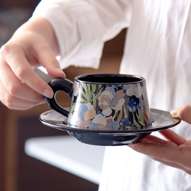 250ml Porcelain Cup Latte Mugs Ceramic Tasse Taza Cafe Coffee Occasion Business Gifts