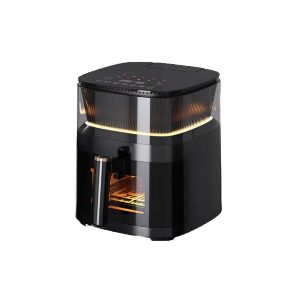 5L Stainless Steel Digital Touch Air Fryer Oven Small Smart Square Healthy