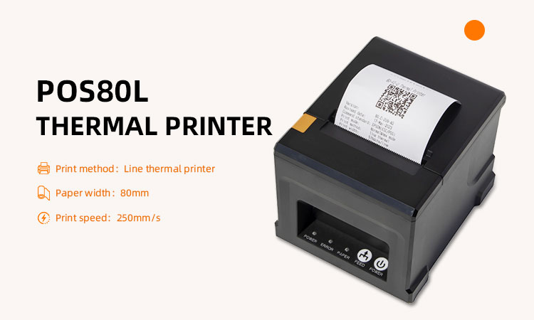 24VDC-2.5A Power Adapter 80mm USB Wireless POS Receipt Printer for Android POS Terminal