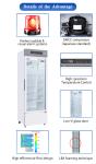 MC-5L416 LED Display 690*653*1920 Pharmacy Vaccine Storage Medical Refrigerator