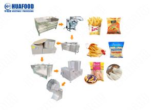 China Large Scale Frozen French Fries Production Line High Automatic 1000-2000kgh Capacity wholesale