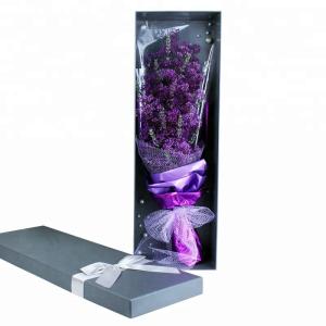 China Custom Logo Printing Handmade Paper Box , Luxury Paper Flower Box wholesale