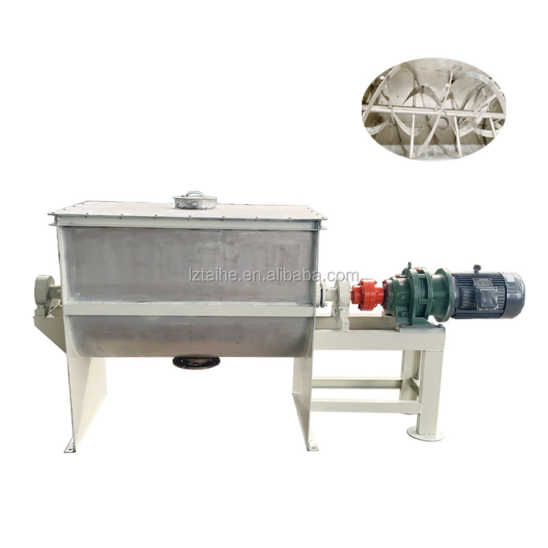 Stainless Steel 304 ribbon powder mixer Small Dry Horizontal Ribbon Blender