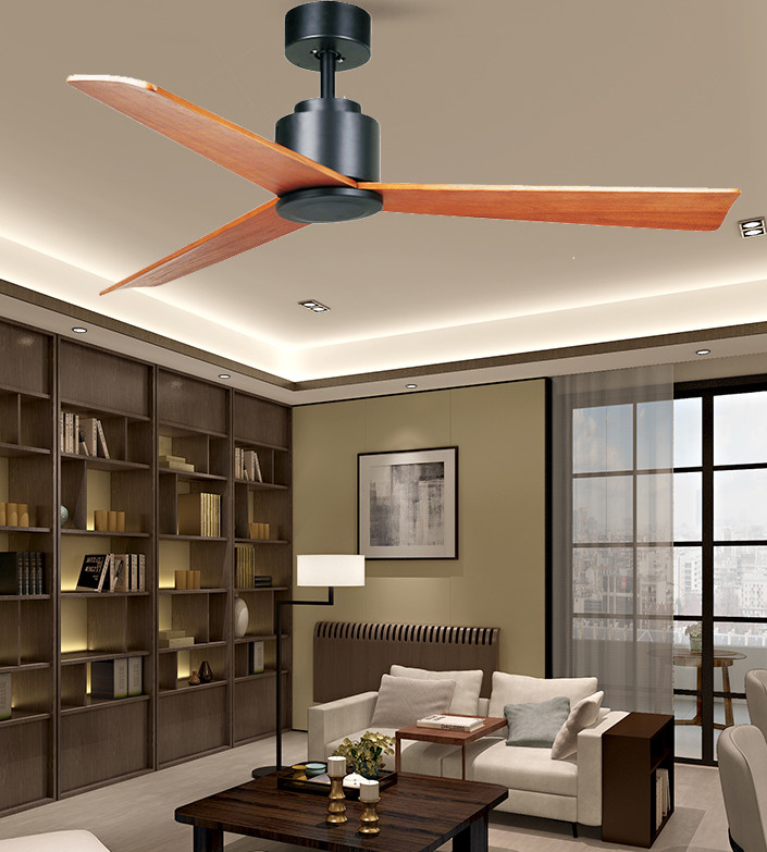 52 Casa Delta Wing Ceiling Fan With Real Wood Blades Low Noise