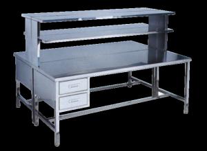 China 2000x1400x800/1450mm Stainless Steel Medical Table Instrument Check And Package Table wholesale