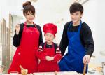 Colorful Durable Kitchen Cooking Aprons , Custom Logo Printed Cotton Kitchen