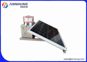 China Medium Intensity Solar Powered Lights / Telecom Tower Warning Lights wholesale