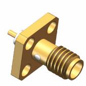China ROHS Female Brass Mini SMA SSMA RF Connector DC 18GHz wholesale