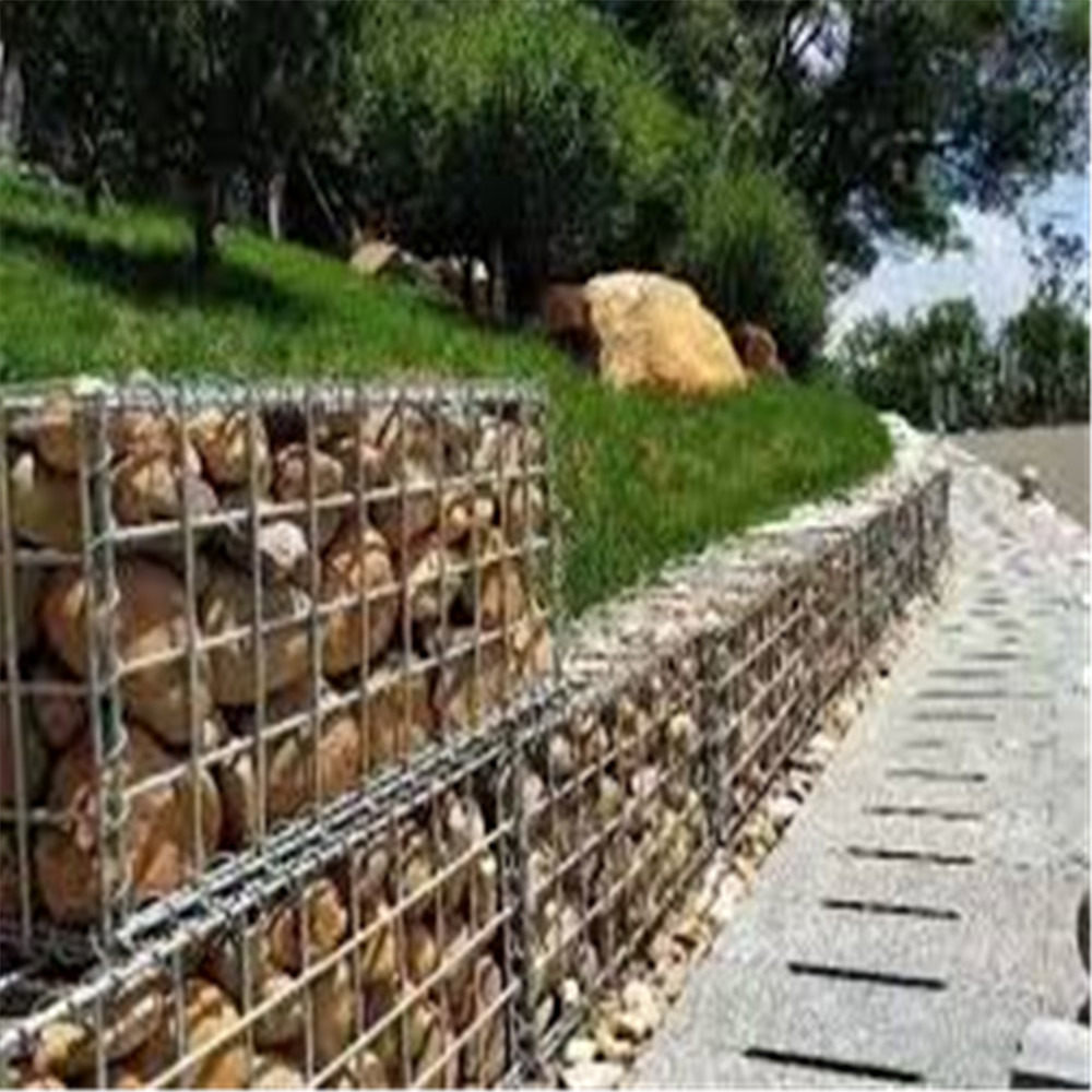 Hot Dipped Welded Mesh Gabions Retaining Wall Using Gabion Baskets