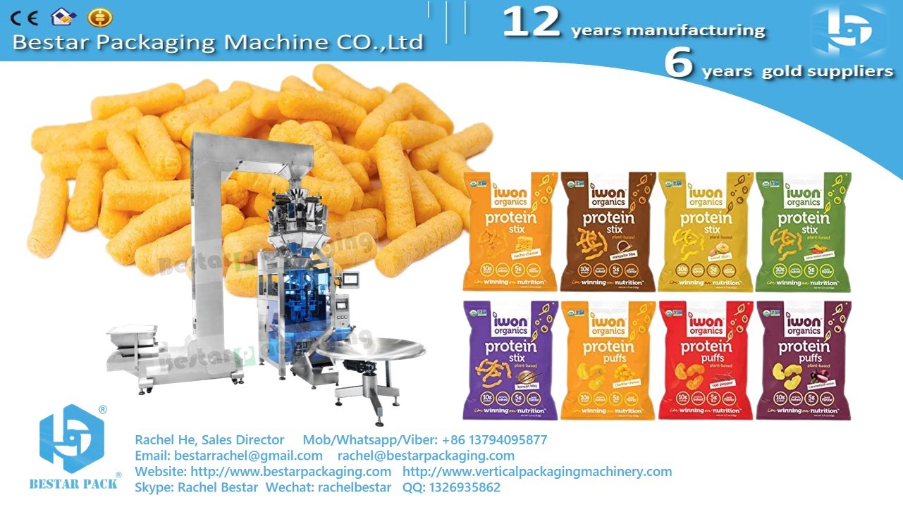 Bestar new design weighing packaging machine for snacks BSTV-550AZ