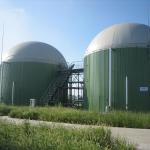 Customized White Dual Membrane Biogas Dome / Biogas Balloon 50 – 20000m3