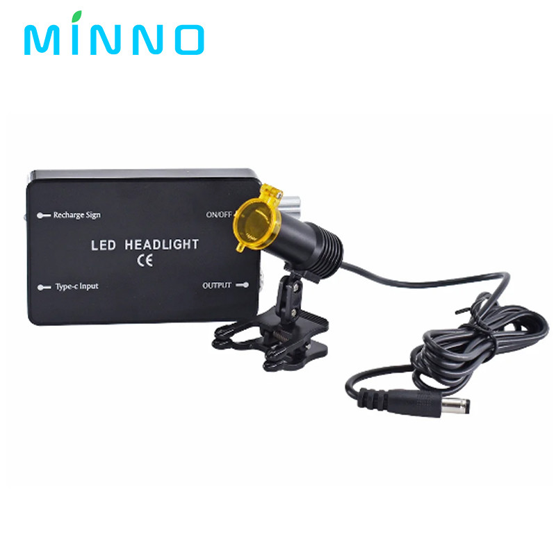 5W Dental LED Light Surgical Loupes With Light Magnification Binocular