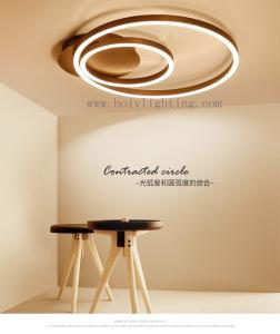 China Acrylic And Aliminum LED Ceiling Lamps Coffee Color 98W 755*700*163MM wholesale