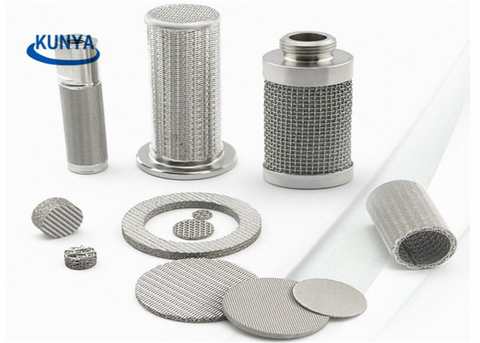 High Precision Sintered Metal Powder Filter Element 100 Micron Twill Weave