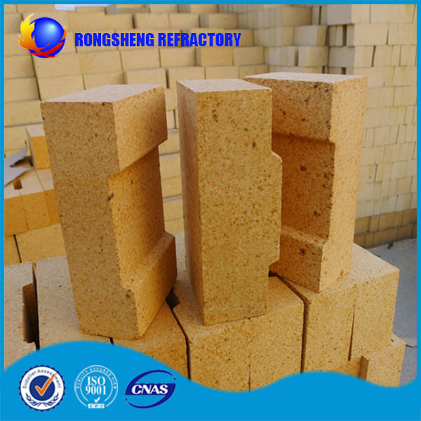 Al2O3 38- 42% Fireplace Refractory Brick High Density For Blast Furnace Glass