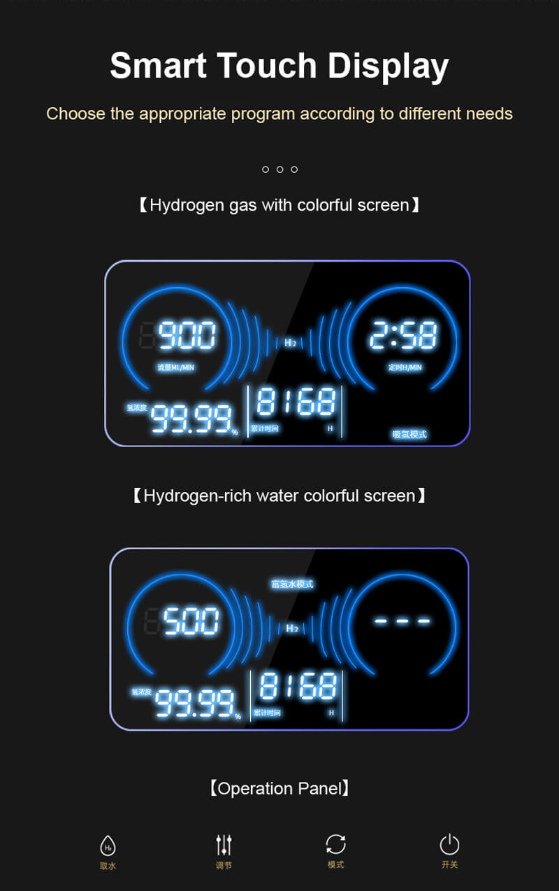 WEIZI Molecular Hydrogen Machine 900ml/Min High Efficiency And Easy Cleaning
