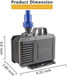 FREESEA inline Water Pump For Hydroponic System 220V
