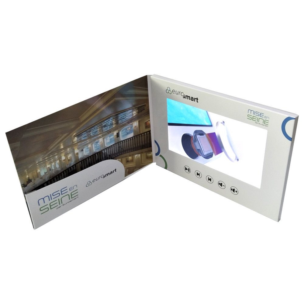 7 inch LCD video brochure display,LCD video brochure display video player for retails store