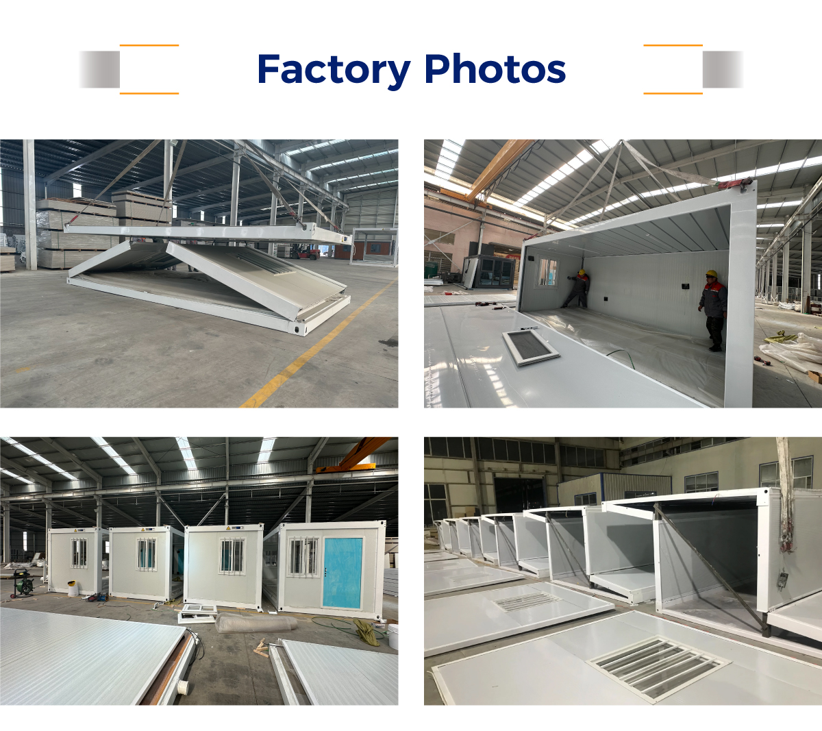 Standard Thickness Two Story Container House 40 Foot Container House Prefabricated Foldable Prefab Tiny House