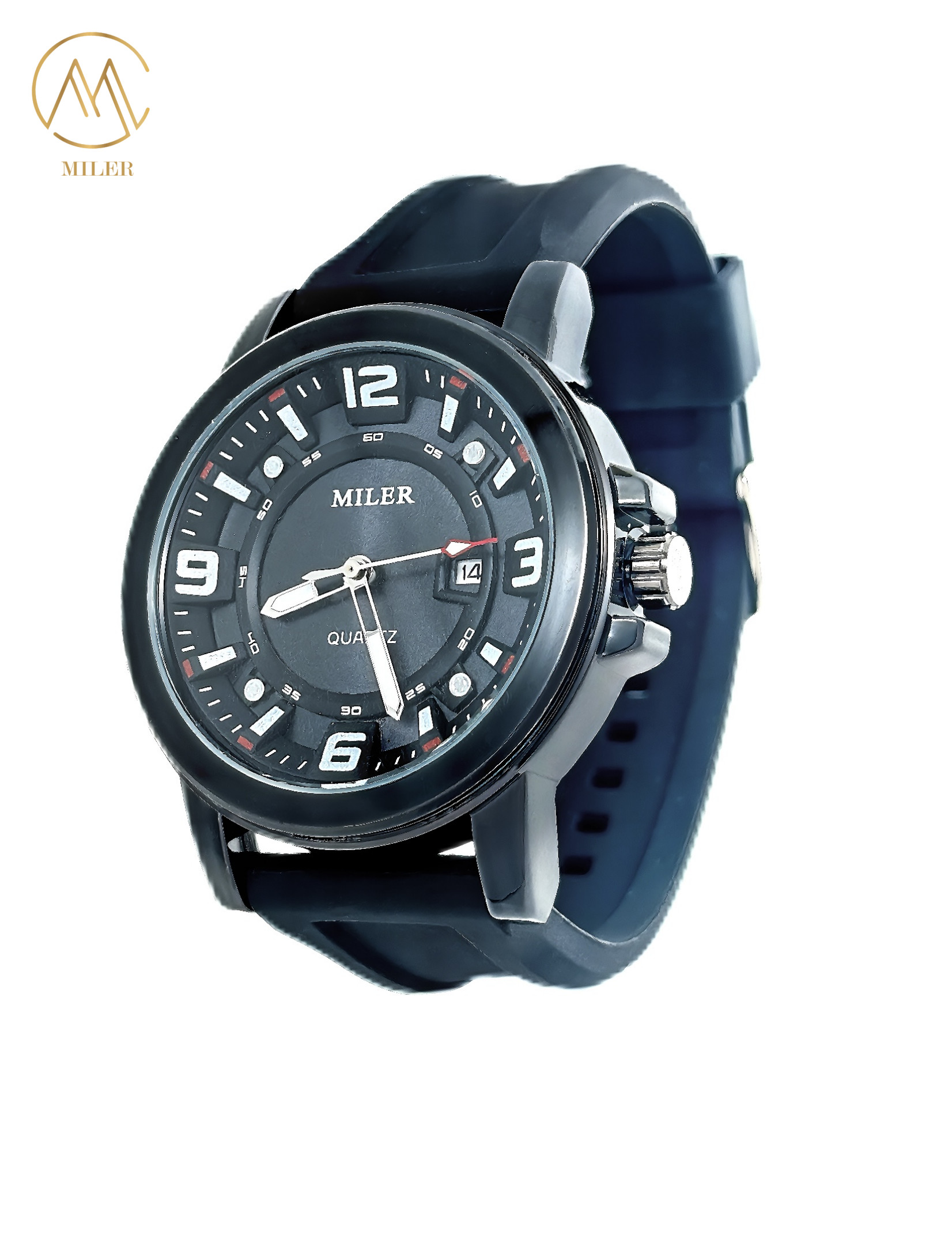 Fashion Casual Silicone Strap Waterproof Luminous Date Display Quartz Watches