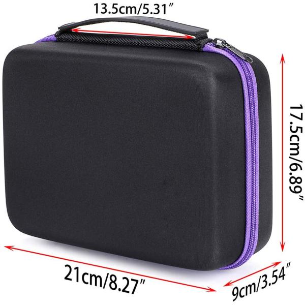 Shockproof EVA Storage Case , 30 Bottles Essential Oil Carry Case