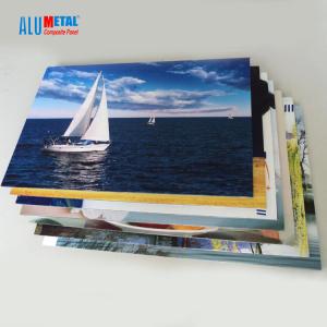 China 6mm Sign PE Aluminum Composite Panel Sandwich Board Nano Fireproof wholesale