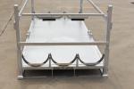 Foldable 1500KGS Hot Dip Zinc Steel Transport Pallet