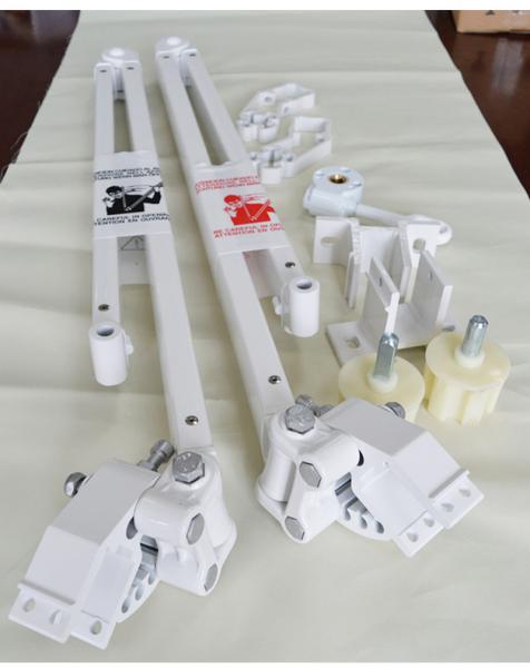 Aluminum Waterproof Retractable Awning Yard Door Shop Awning 40x40mm